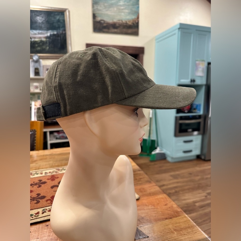 SCI Olive Green Baseball Hat Adjustable Velcro Back
